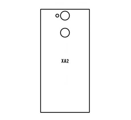 Hydrogel - matná zadní ochranná fólie - Sony Xperia XA2