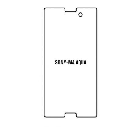 Hydrogel - Privacy Anti-Spy ochranná fólie - Sony Xperia M4 Aqua