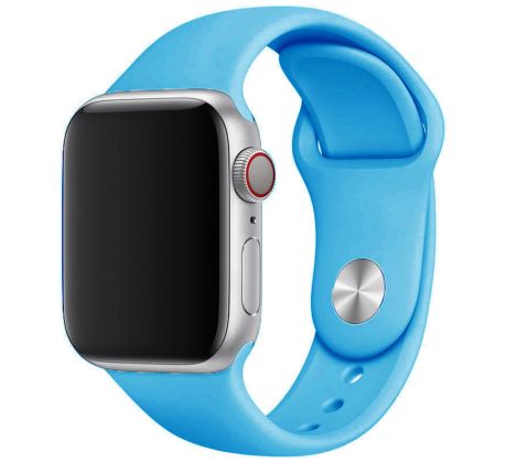 Řemínek pro Apple Watch (42/44/45mm) Sport Band, Deep Sky Blue, velikost S/M