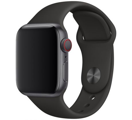 Řemínek pro Apple Watch (38/40/41mm) Sport Band, Black, velikost S/M