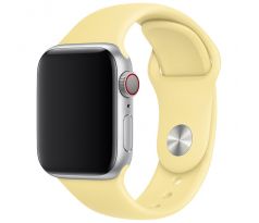 Řemínek pro Apple Watch (38/40/41mm) Sport Band, Mellow Yellow, velikost S/M