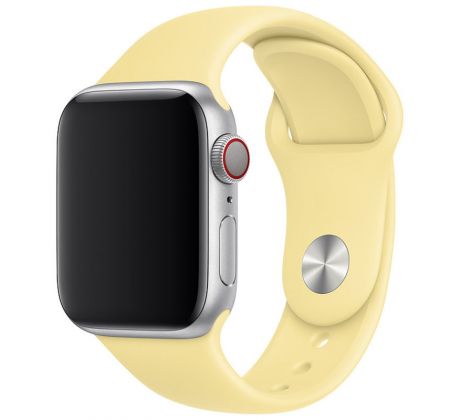 Řemínek pro Apple Watch (42/44/45mm) Sport Band, Mellow Yellow, velikost S/M