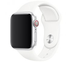 Řemínek pro Apple Watch (42/44/45mm) Sport Band, White, velikost S/M