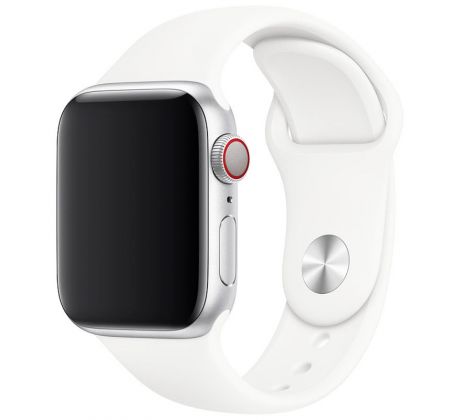 Řemínek pro Apple Watch (42/44/45mm) Sport Band, White, velikost S/M