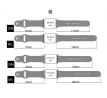 Řemínek pro Apple Watch (38/40/41mm) Sport Band, Baby Pink, velikost S/M