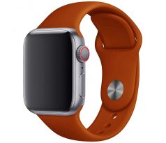 Řemínek pro Apple Watch (38/40/41mm) Sport Band, Dark Orange, velikost S/M