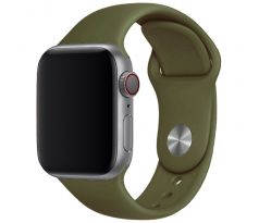 Řemínek pro Apple Watch (42/44/45mm) Sport Band, Deep Olive, velikost S/M