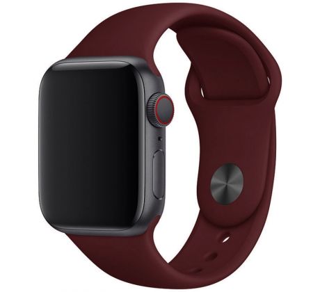 Řemínek pro Apple Watch (42/44/45mm) Sport Band, Wine Red, velikost S/M