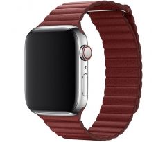 Koženkový řemínek Leather Loop pro Apple Watch (38/40/41mm) Red