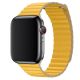 Koženkový řemínek Leather Loop pro Apple Watch (42/44/45mm) Meyer Lemon