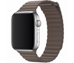 Koženkový řemínek Leather Loop pro Apple Watch (42/44/45mm) Brown