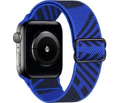 Scrunchie řemínek pro Apple Watch (38/40/41mm) Black Blue