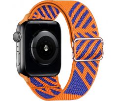 Scrunchie řemínek pro Apple Watch (38/40/41mm) Blue Orange