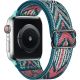 Scrunchie řemínek pro Apple Watch (38/40/41mm) Bohemia Pin Green