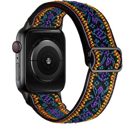 Scrunchie řemínek pro Apple Watch (42/44/45mm) Bohemia Purple