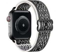 Scrunchie řemínek pro Apple Watch (38/40/41mm) Bohemia White