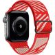 Scrunchie řemínek pro Apple Watch (42/44/45mm) Gray Red