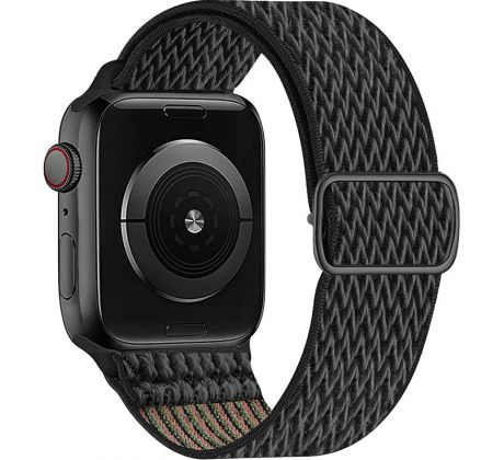 Scrunchie řemínek pro Apple Watch (42/44/45mm) Official Black