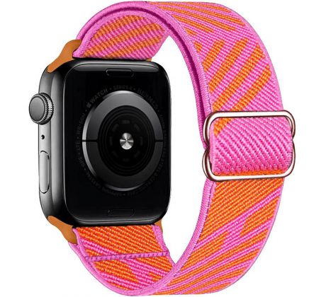 Scrunchie řemínek pro Apple Watch (38/40/41mm) Orange Pink