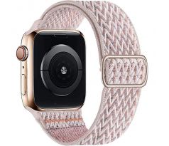 Scrunchie řemínek pro Apple Watch (38/40/41mm) Pink Sand Light