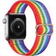 Scrunchie řemínek pro Apple Watch (42/44/45mm) Rainbow