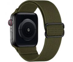 Scrunchie řemínek pro Apple Watch (42/44/45mm) Army Green