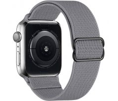 Scrunchie řemínek pro Apple Watch (42/44/45mm) Dark Grey