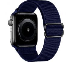 Scrunchie řemínek pro Apple Watch (42/44/45mm) Midnight Blue
