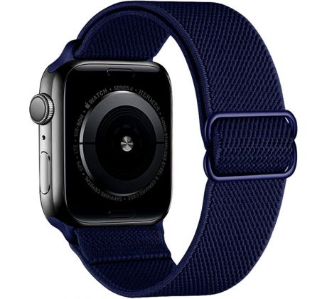 Scrunchie řemínek pro Apple Watch (42/44/45mm) Navy Blue