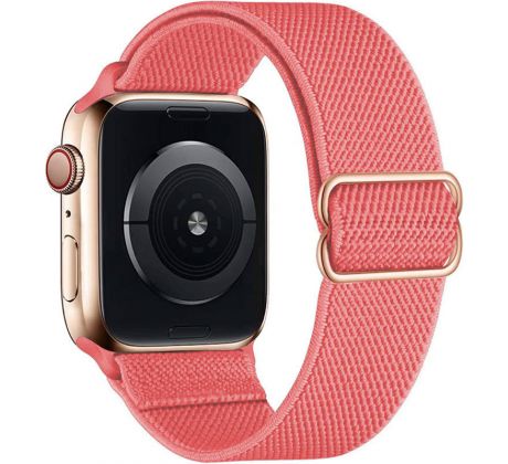 Scrunchie řemínek pro Apple Watch (42/44/45mm) Rose Pink