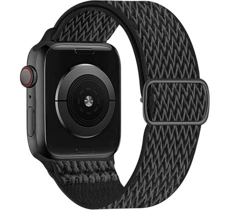 Scrunchie řemínek pro Apple Watch (42/44/45mm) Whole Black