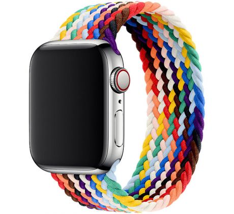 Řemínek pro Apple Watch (42/44/45mm) Elastic Nylon, velikost 135-150mm - Pride