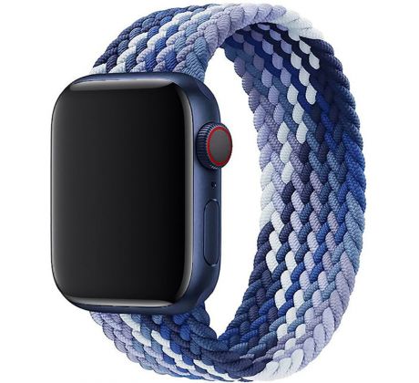 Řemínek pro Apple Watch (42/44/45mm) Elastic Nylon, velikost 135-150mm - Blueberry