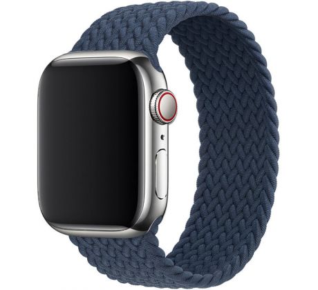 Řemínek pro Apple Watch (42/44/45mm) Elastic Nylon, velikost 135-150mm - Abyss Blue