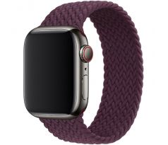 Řemínek pro Apple Watch (42/44/45mm) Elastic Nylon, velikost 150-165mm - Dark Cherry