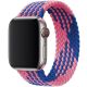 Řemínek pro Apple Watch (42/44/45mm) Elastic Nylon, velikost 150-165mm - Blue Pink