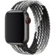 Řemínek pro Apple Watch (38/40/41mm) Elastic Nylon, velikost 150-165mm - Black Clever