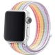 Nylonový řemínek pro Apple Watch (42/44/45mm) Eatch White Rainbow 