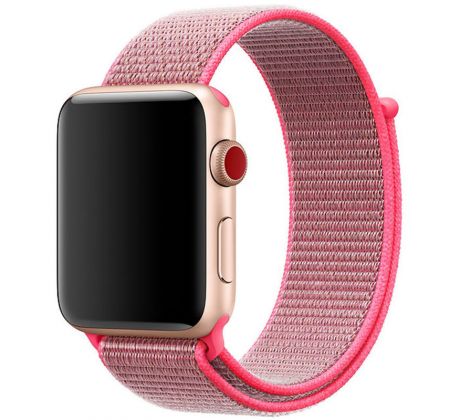 Nylonový řemínek pro Apple Watch (42/44/45mm) Hot Pink