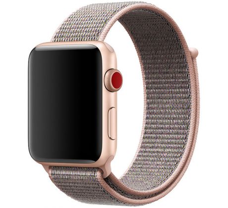 Nylonový řemínek pro Apple Watch (38/40/41mm) Pink Sand
