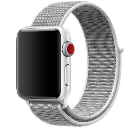 Nylonový řemínek pro Apple Watch (38/40/41mm) Silver