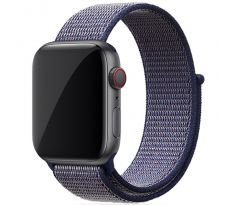 Nylonový řemínek pro Apple Watch (42/44/45mm) Deeple Blue