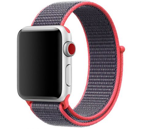 Nylonový řemínek pro Apple Watch (38/40/41mm) Electronic Pink