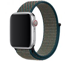 Nylonový řemínek pro Apple Watch (38/40/41mm) Hyper Crimson Neptune Green