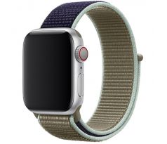 Nylonový řemínek pro Apple Watch (38/40/41mm) Khaki Blue