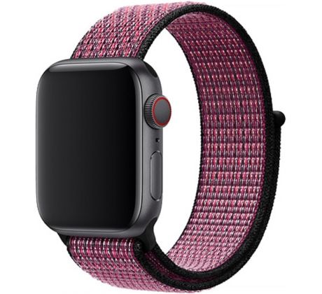 Nylonový řemínek pro Apple Watch (38/40/41mm) Pink Blasttrue Berry