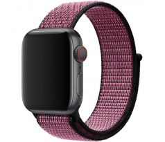 Nylonový řemínek pro Apple Watch (42/44/45mm) Pink Blasttrue Berry