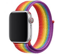 Nylonový řemínek pro Apple Watch (42/44/45mm) Rainbow