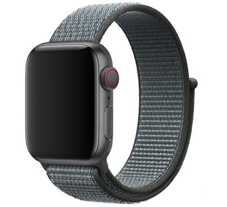 Nylonový řemínek pro Apple Watch (38/40/41mm) Storm Gray