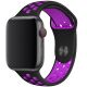 Řemínek pro Apple Watch (42/44/45mm) Sport, black-purple (velikost L)
